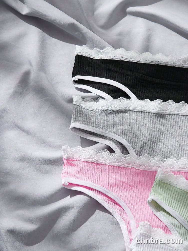 Ribbed Cotton Bikini Panties 5-Pack – Factory Wholesale, Everyday Wear 4