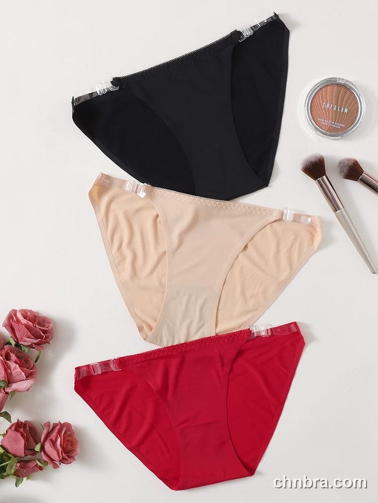 Custom Black Smooth Bikini Panties 3-Pack – Wholesale Direct from Factory