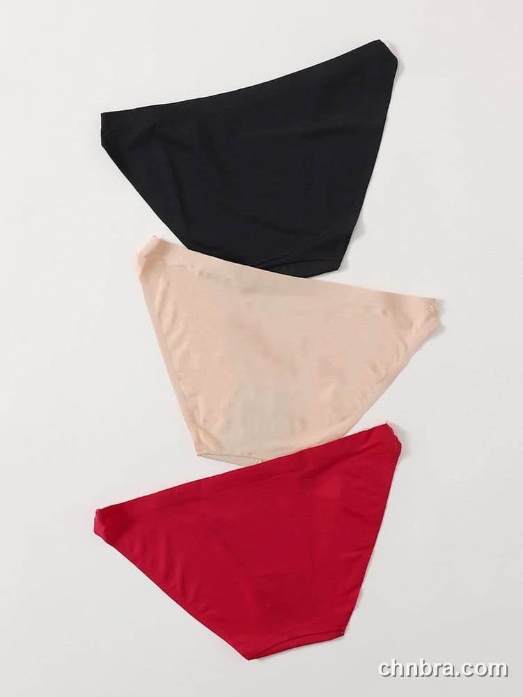 Custom Black Smooth Bikini Panties 3-Pack – Wholesale Direct from Factory 2