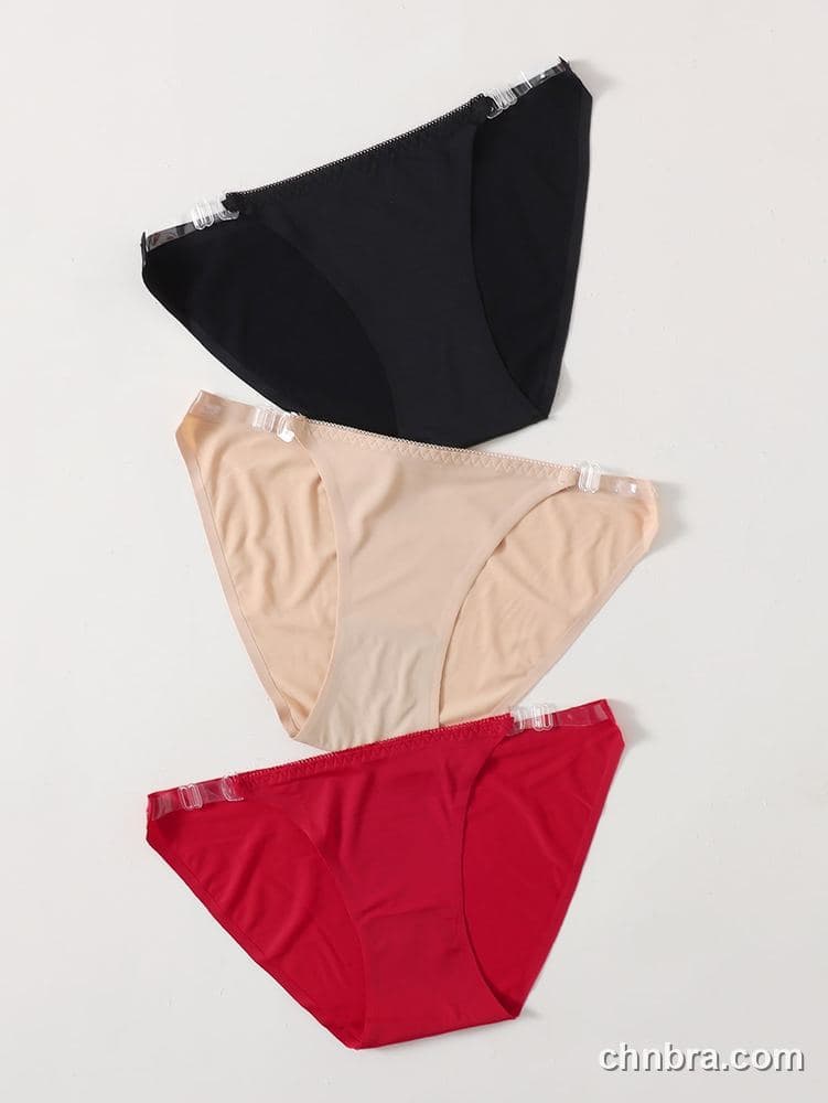 Custom Black Smooth Bikini Panties 3-Pack – Wholesale Direct from Factory 3