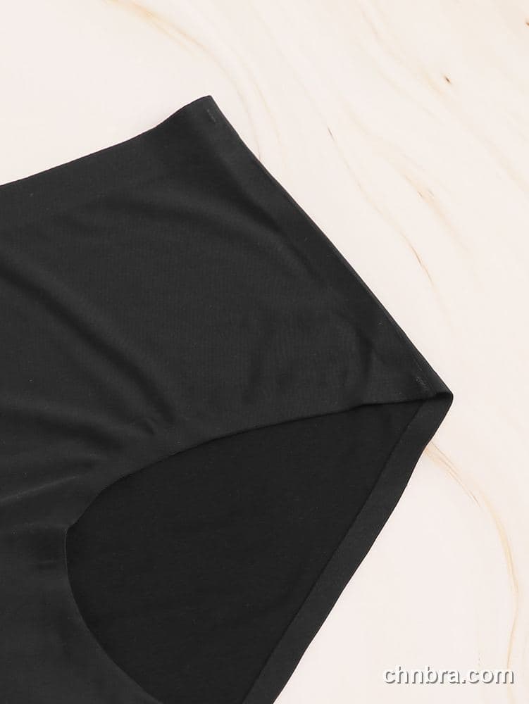 Women's Black Seamless Mid-Rise Briefs 3-Pack – OEM / ODM Underwear Manufacturer 10