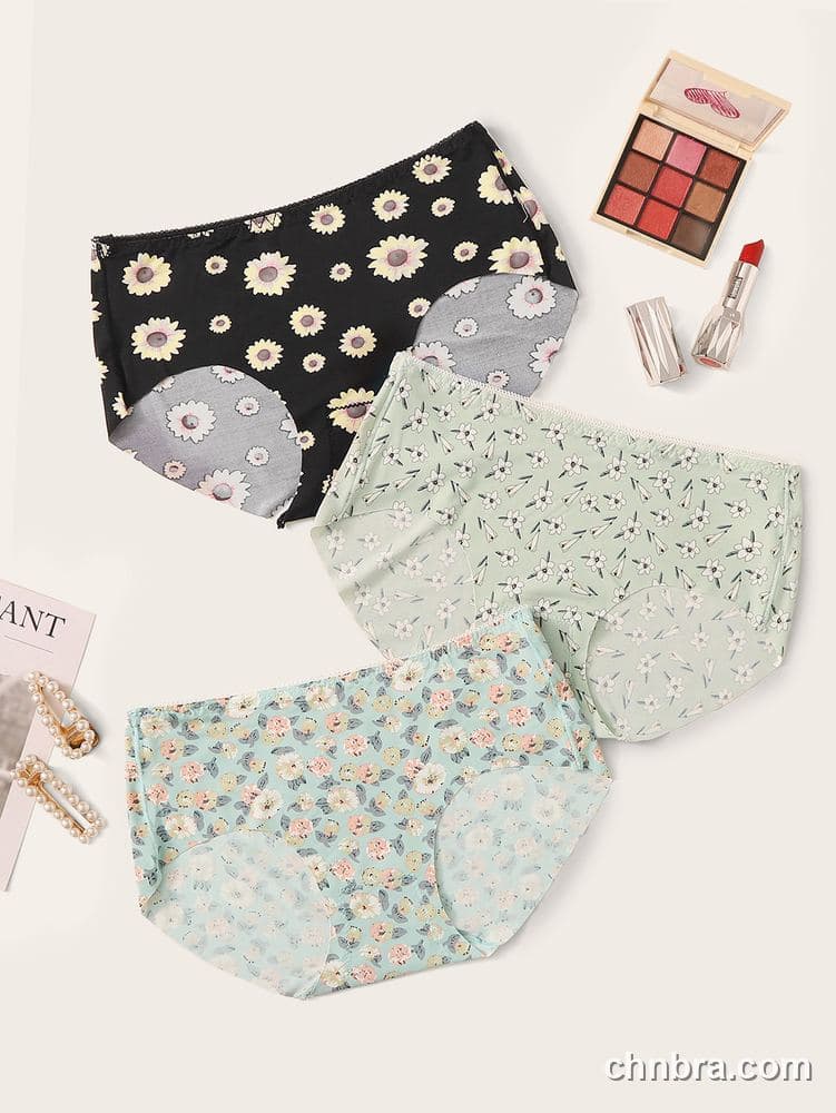 Custom Seamless Printed Briefs 3-Pack – Wholesale Direct from Factory