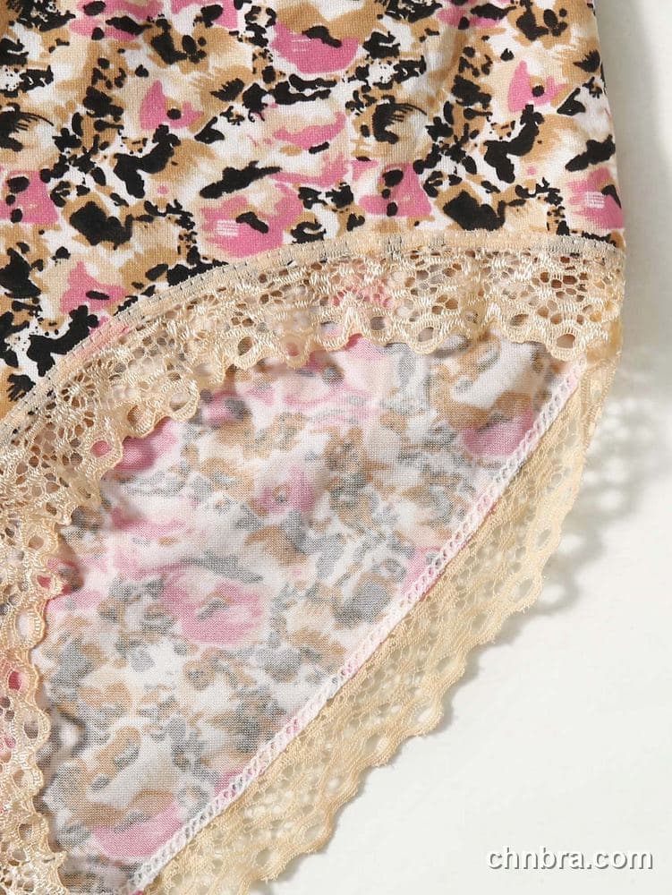 Pink Printed Mesh Briefs – Bulk Wholesale, Lingerie Supplier 25