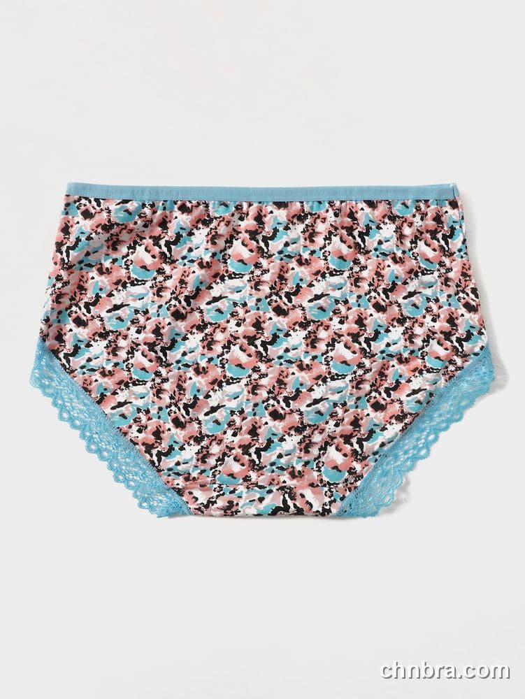 Pink Printed Mesh Briefs – Bulk Wholesale, Lingerie Supplier 7