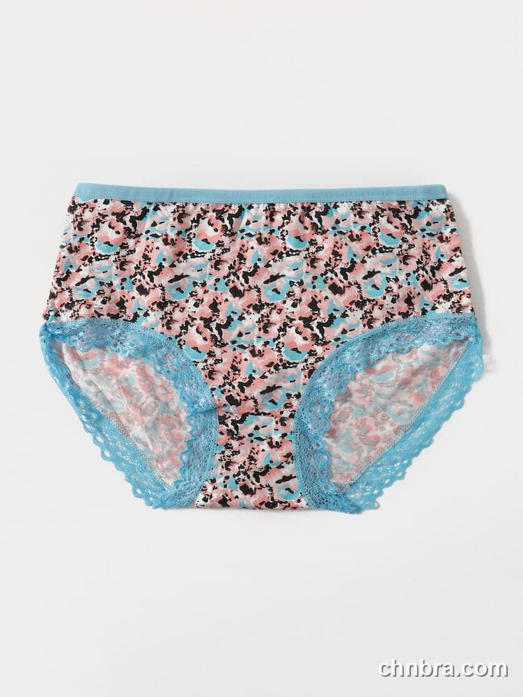 Pink Printed Mesh Briefs – Bulk Wholesale, Lingerie Supplier 8