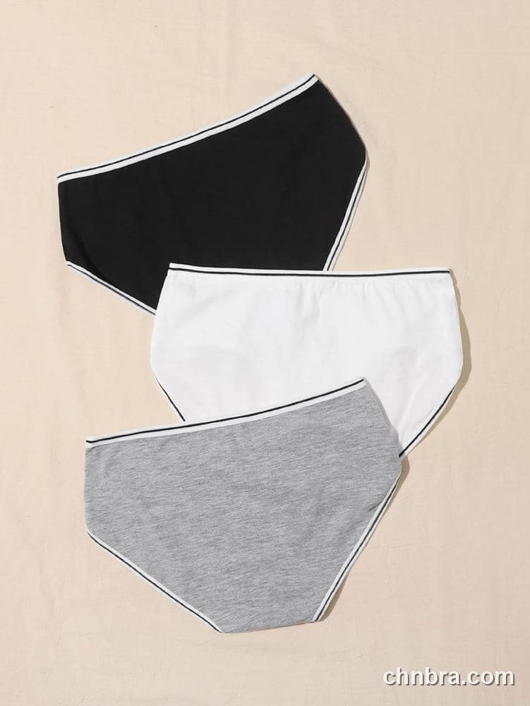 Gray Cotton Briefs 3-Pack – Factory Wholesale, Everyday Wear 2