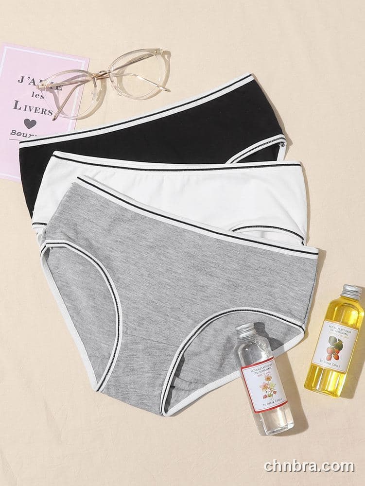 Gray Cotton Briefs 3-Pack – Factory Wholesale, Everyday Wear 3
