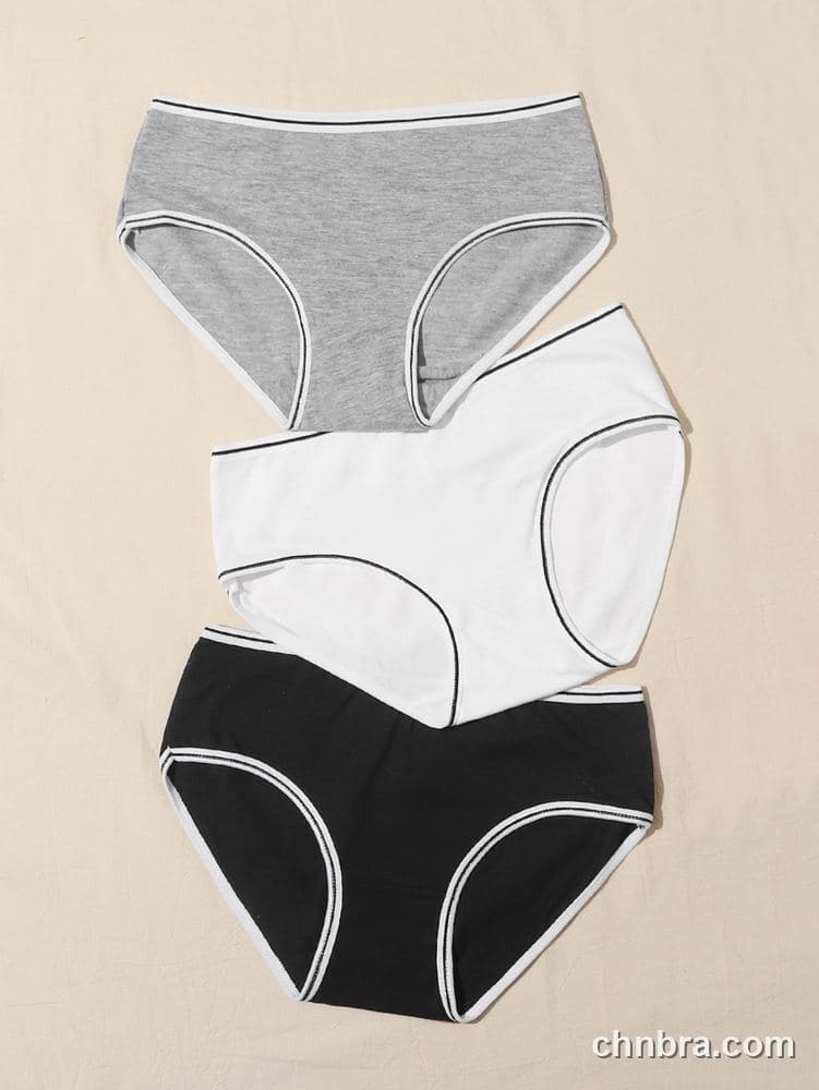 Gray Cotton Briefs 3-Pack – Factory Wholesale, Everyday Wear 4