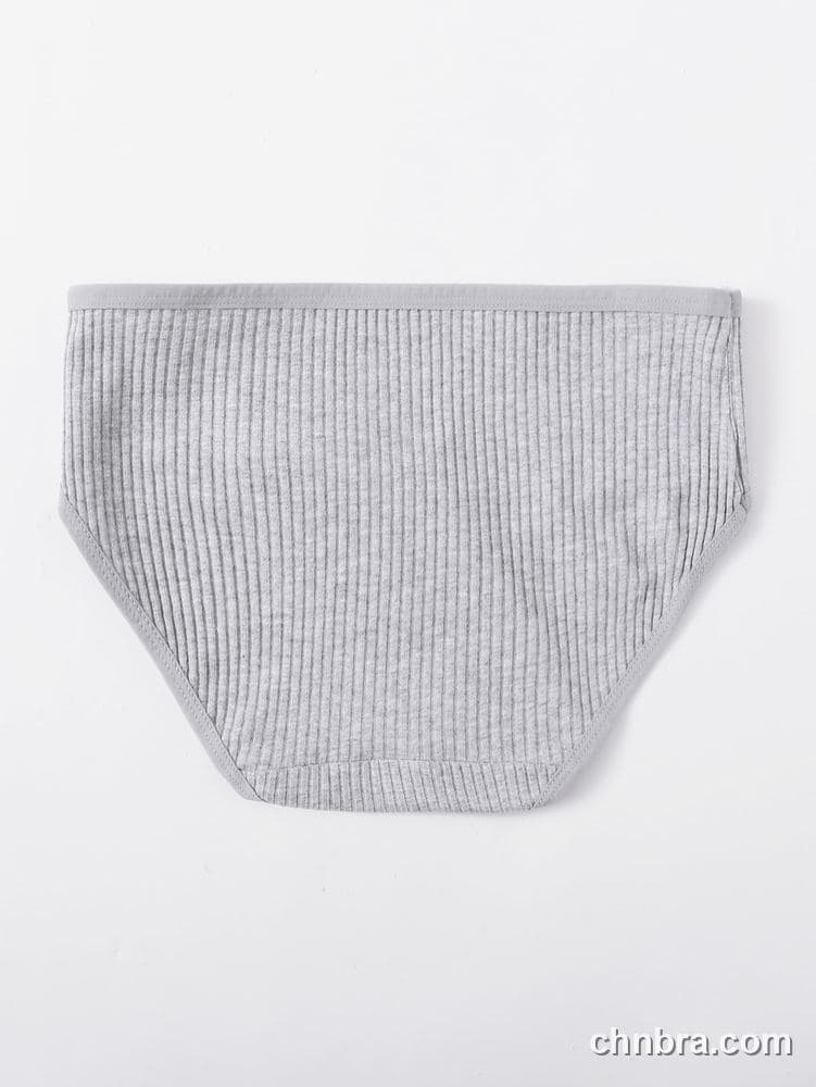 Women's Cream Ribbed Cotton Briefs – Wholesale Panties Manufacturing Factory 12