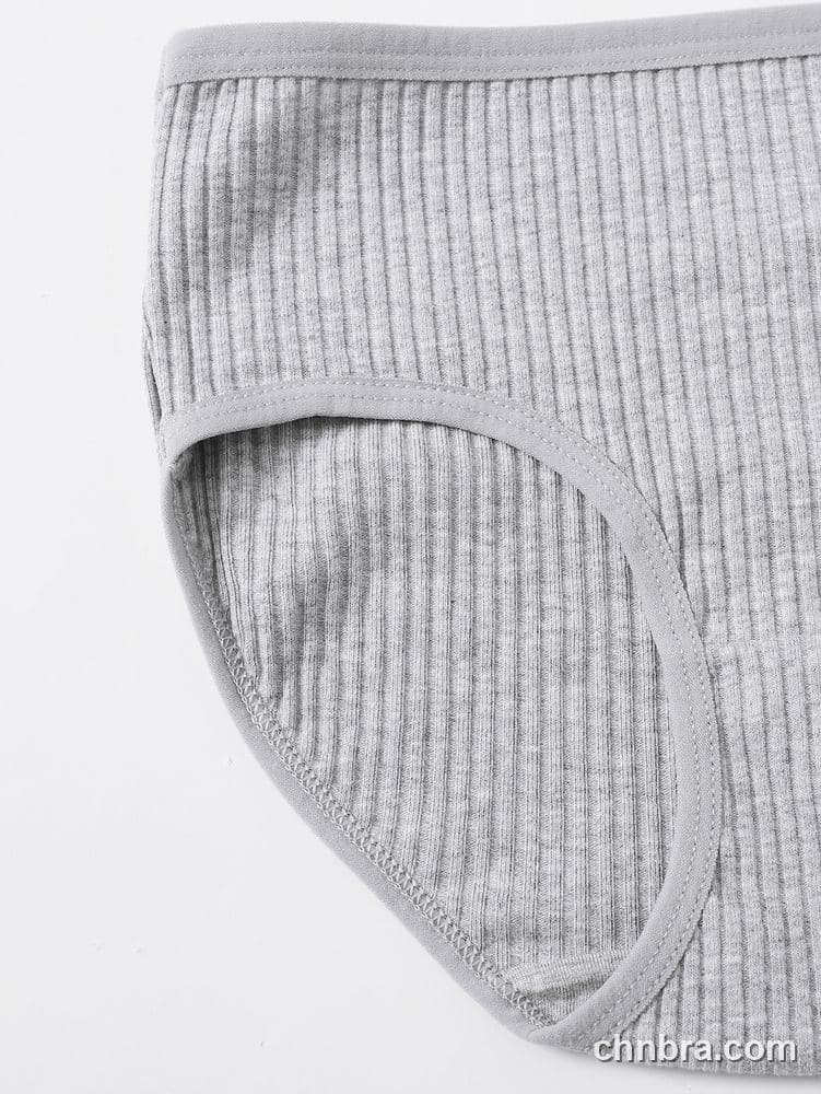 Women's Cream Ribbed Cotton Briefs – Wholesale Panties Manufacturing Factory 13
