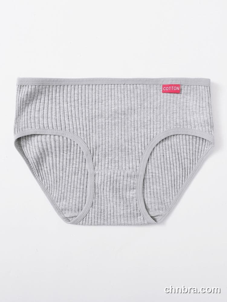 Women's Cream Ribbed Cotton Briefs – Wholesale Panties Manufacturing Factory 15