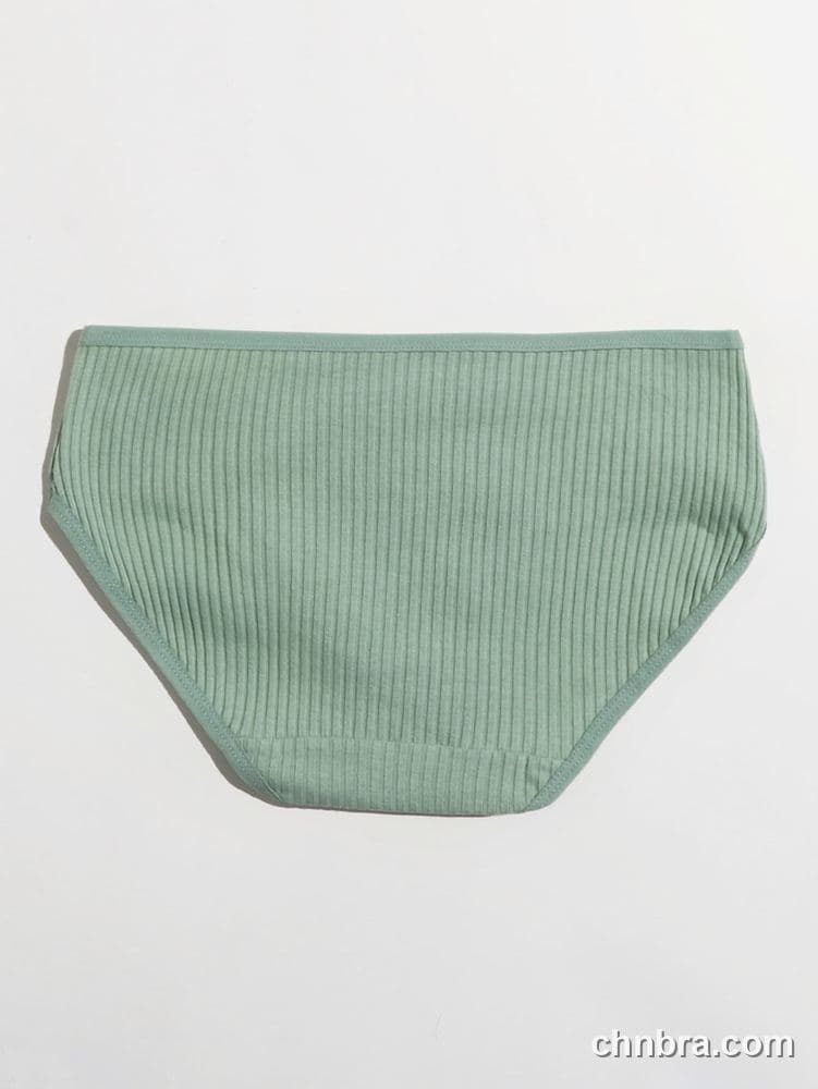 Women's Cream Ribbed Cotton Briefs – Wholesale Panties Manufacturing Factory 17