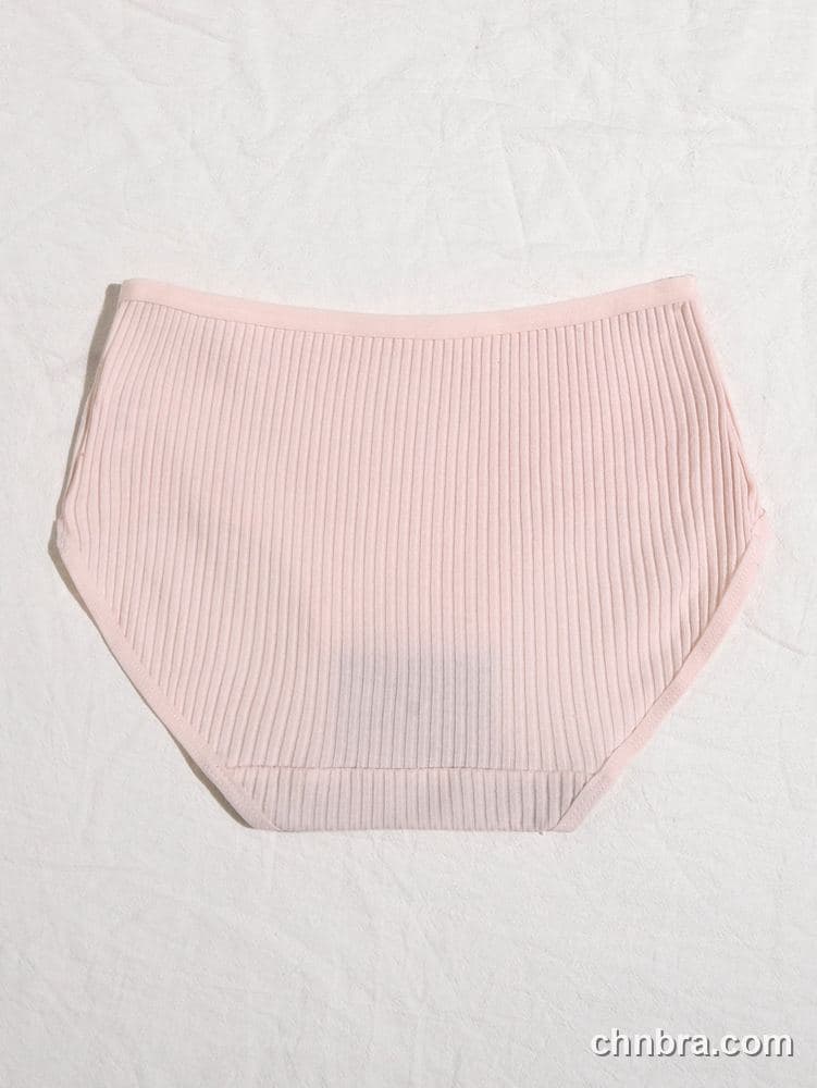 Women's Cream Ribbed Cotton Briefs – Wholesale Panties Manufacturing Factory 22