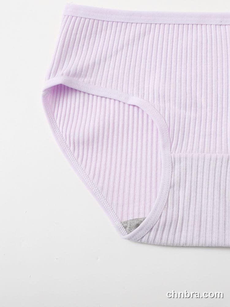 Women's Cream Ribbed Cotton Briefs – Wholesale Panties Manufacturing Factory 30
