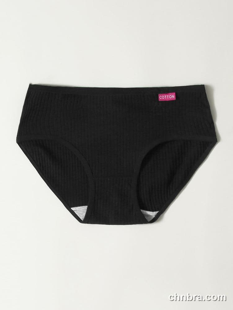 Women's Cream Ribbed Cotton Briefs – Wholesale Panties Manufacturing Factory 8