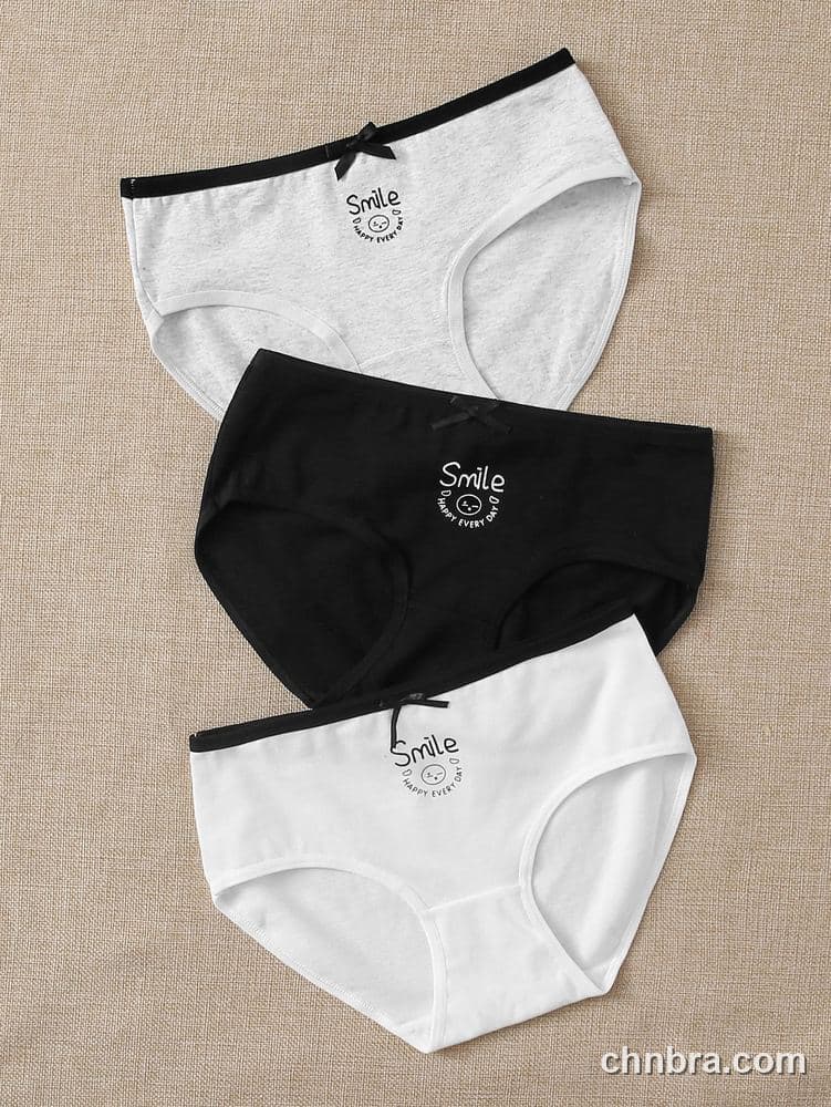 Custom Gray Cotton Briefs 3-Pack – Wholesale Direct from Factory 4
