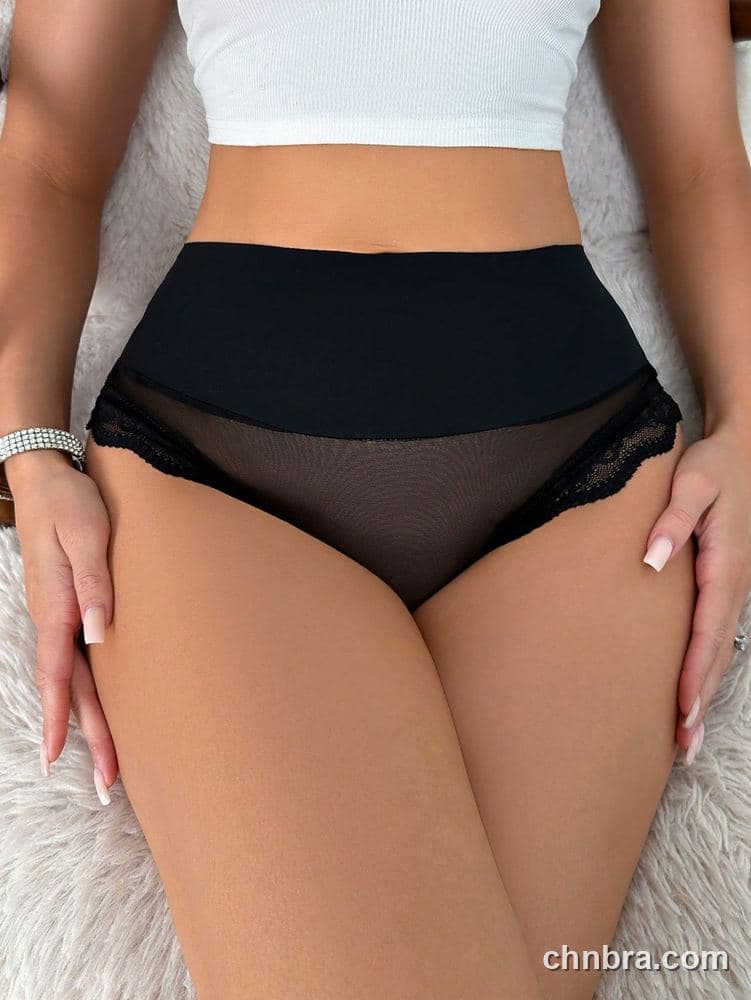 Black High-Waist Briefs – Bulk Wholesale, Lingerie Supplier 6
