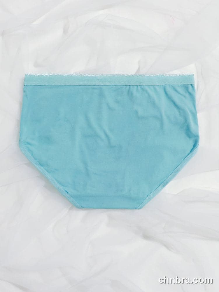 Women's Aqua Cotton Briefs – Wholesale Panties Manufacturing Factory 2