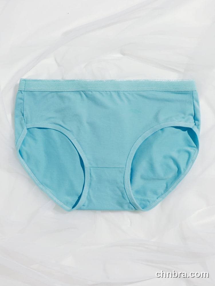 Women's Aqua Cotton Briefs – Wholesale Panties Manufacturing Factory 3