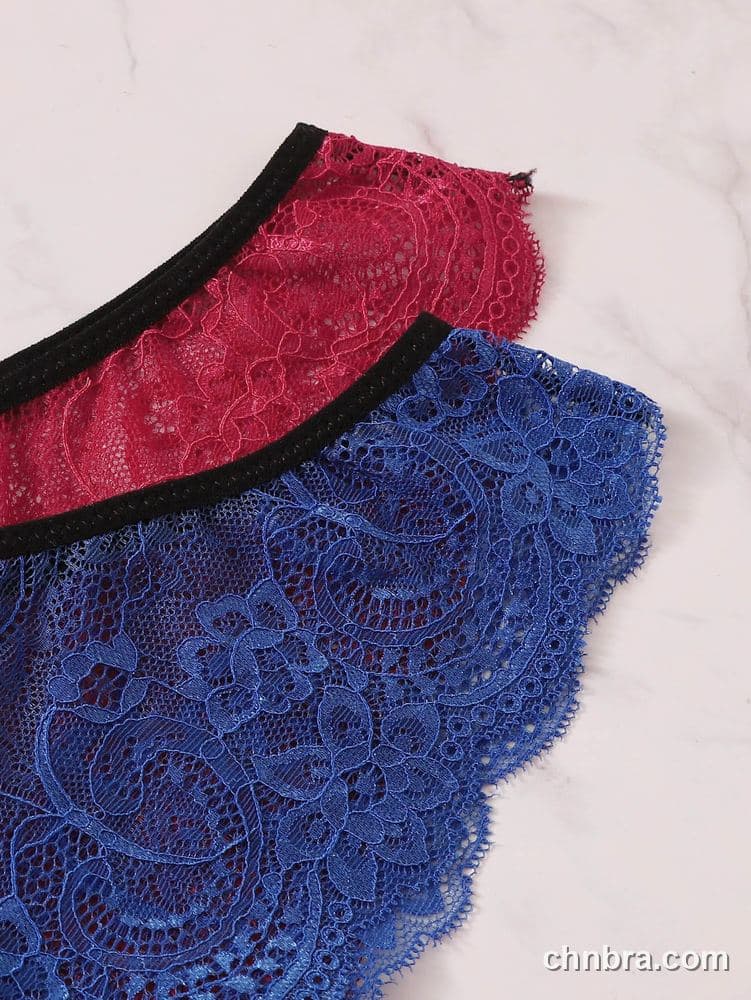 Women's Black Eyelash Lace Cheeky Panties 3-Pack – OEM / ODM Underwear Manufacturer 5