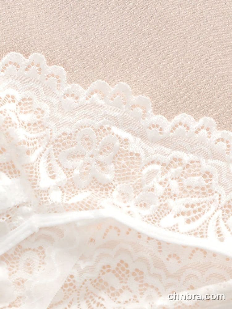 Women's White Scallop Lace Cheeky Panties – Wholesale Panties Manufacturing Factory 4