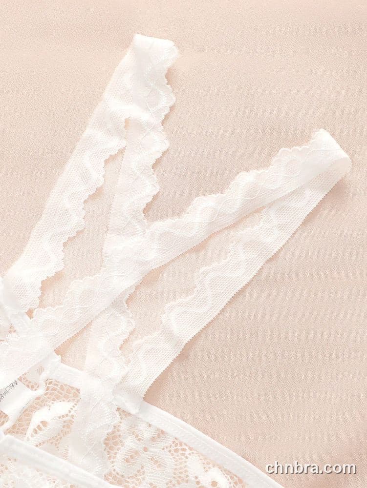 Women's White Scallop Lace Cheeky Panties – Wholesale Panties Manufacturing Factory 6