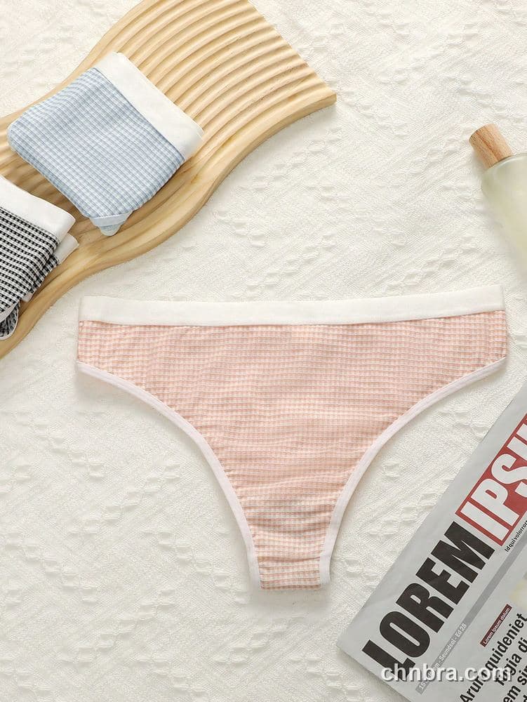 Pink Textured Cheeky Panties 3-Pack – Bulk Wholesale, Lingerie Supplier 7