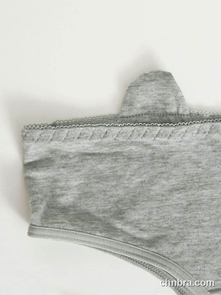 Women's Black Cotton Cheeky Panties 3-Pack – OEM / ODM Underwear Manufacturer 4