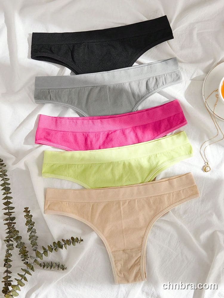 Custom Seamless Cheeky Panties 5-Pack – Wholesale Direct from Factory