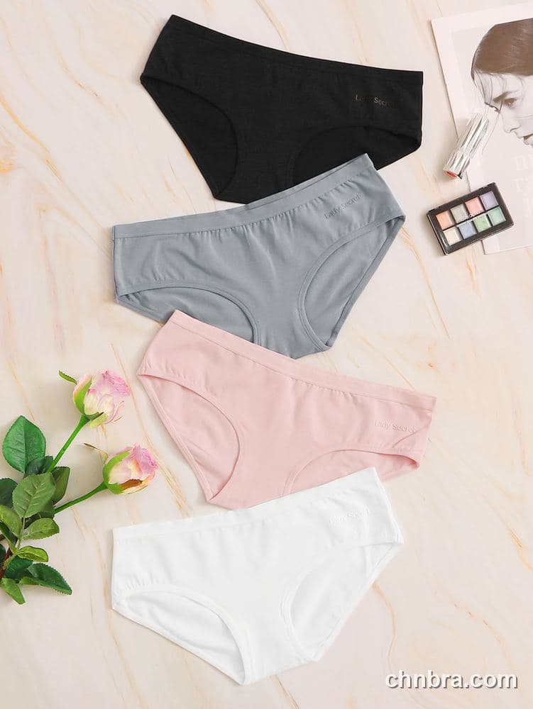 Women's Black Seamless Hipster Panties 4-Pack – OEM / ODM Underwear Manufacturer