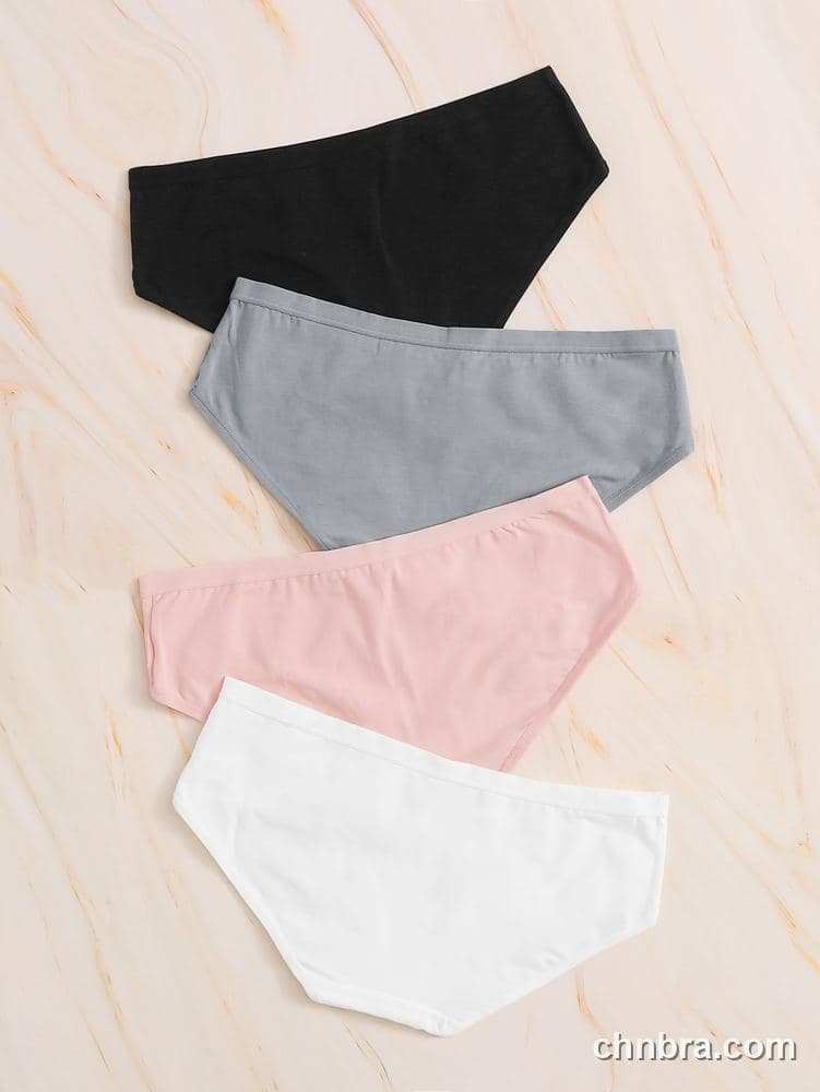 Women's Black Seamless Hipster Panties 4-Pack – OEM / ODM Underwear Manufacturer 2