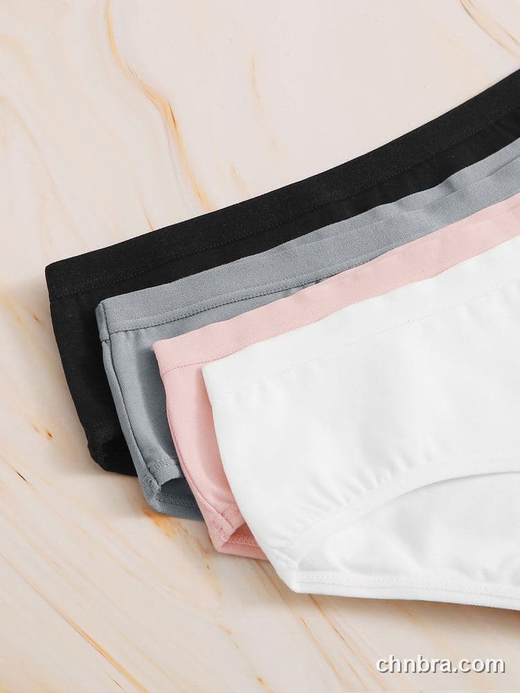 Women's Black Seamless Hipster Panties 4-Pack – OEM / ODM Underwear Manufacturer 4