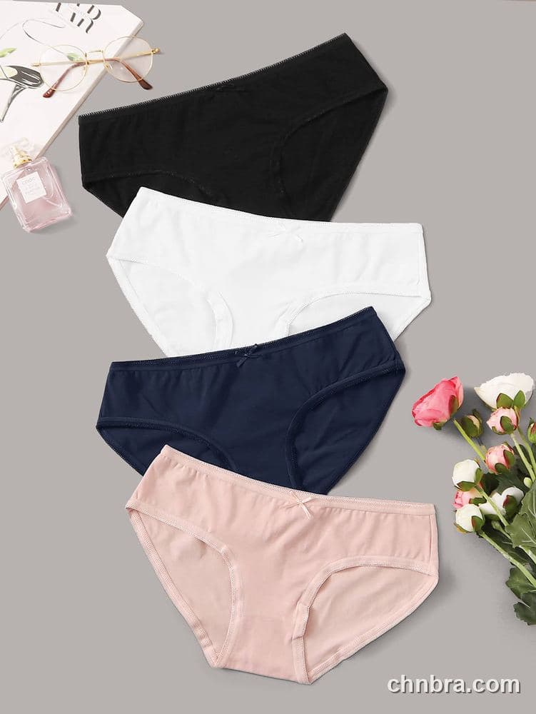 Black Cotton Hipster Panties 4-Pack – Factory Wholesale, Everyday Wear