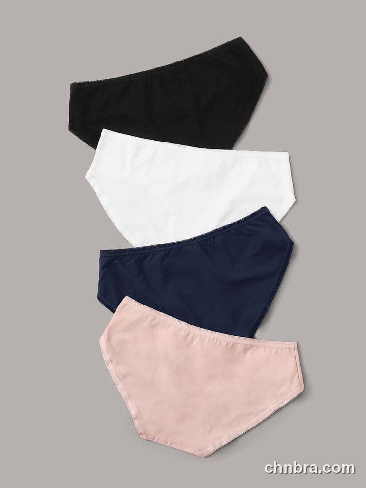 Black Cotton Hipster Panties 4-Pack – Factory Wholesale, Everyday Wear 2