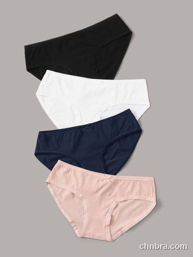 Black Cotton Hipster Panties 4-Pack – Factory Wholesale, Everyday Wear 3