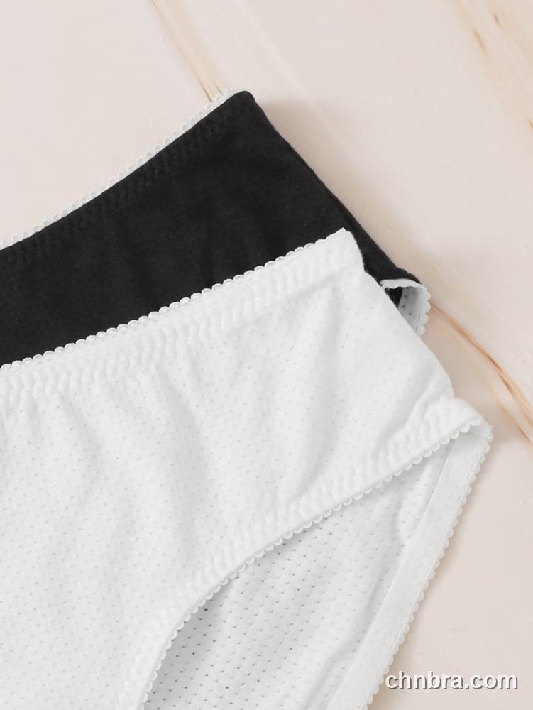 Custom Black Cotton Hipster Panties 3-Pack – Wholesale Direct from Factory 4