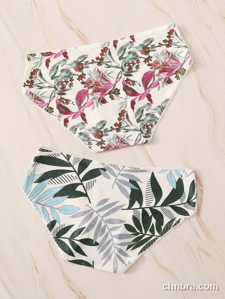 Women's White Printed Hipster Panties 2-Pack – Wholesale Panties Manufacturing Factory 2