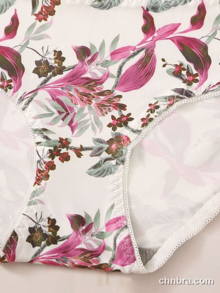 Women's White Printed Hipster Panties 2-Pack – Wholesale Panties Manufacturing Factory 4