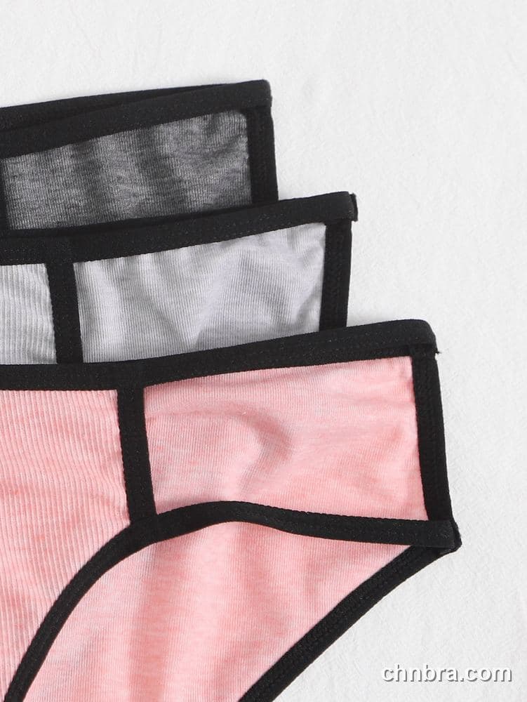 Wholesale Women's Gray Ribbed Hipster Panties 3-Pack – Direct Factory 5