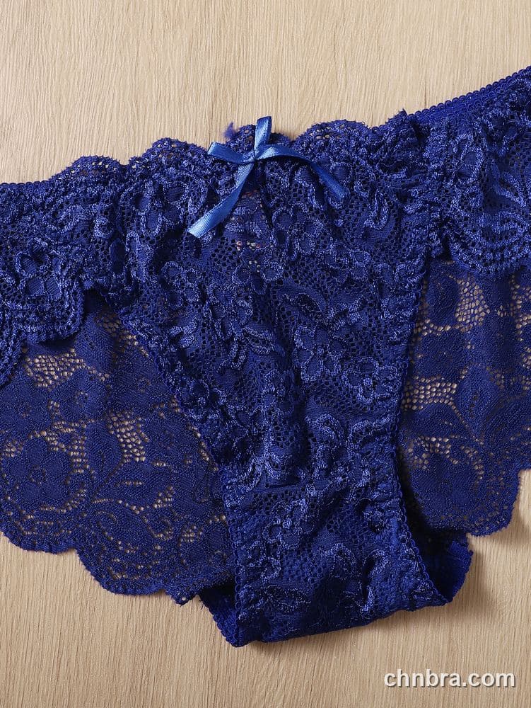 Women's Black Floral Lace Hipster Panties 3-Pack – OEM / ODM Underwear Manufacturer 4