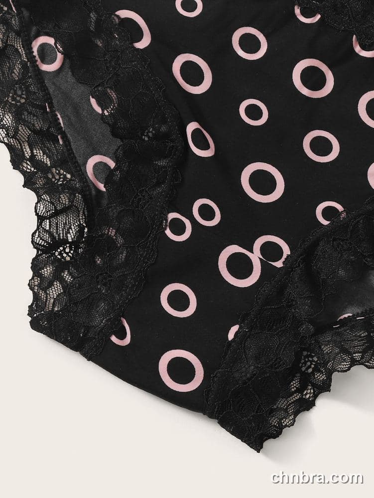 Women's Black Printed Hipster Panties 2-Pack – Wholesale Panties Manufacturing Factory 19