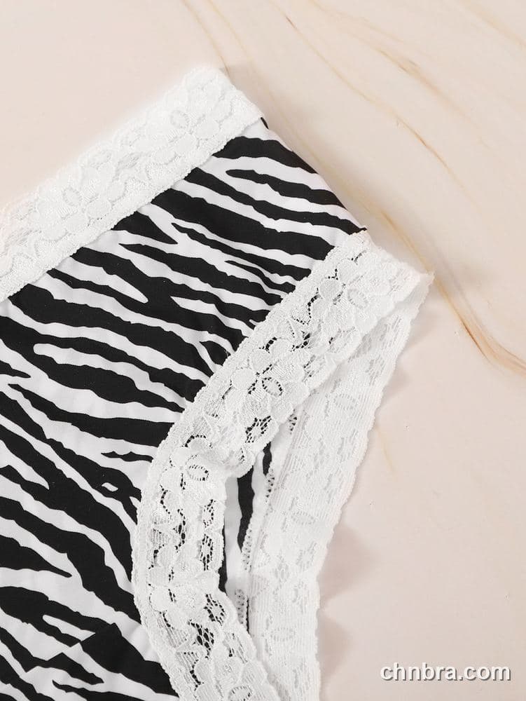 Women's Black Printed Hipster Panties 2-Pack – Wholesale Panties Manufacturing Factory 4