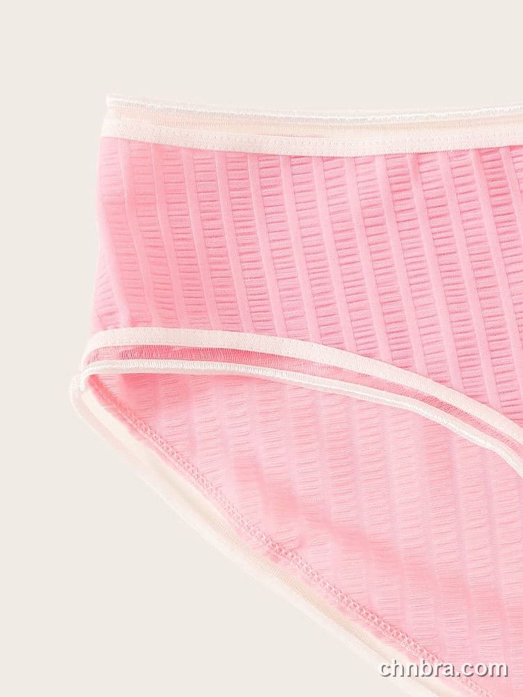 Navy Striped-Texture Hipster Panties 3-Pack – Bulk Wholesale, Lingerie Supplier 3