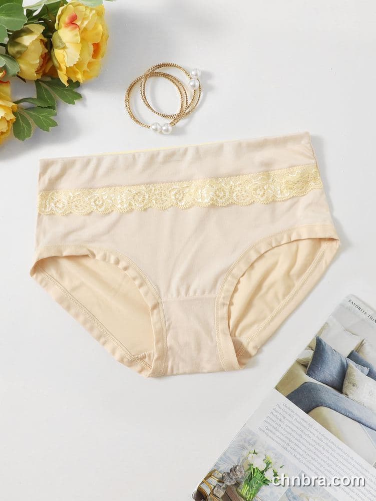 Women's Beige Cotton Hipster Panties – OEM / ODM Underwear Manufacturer