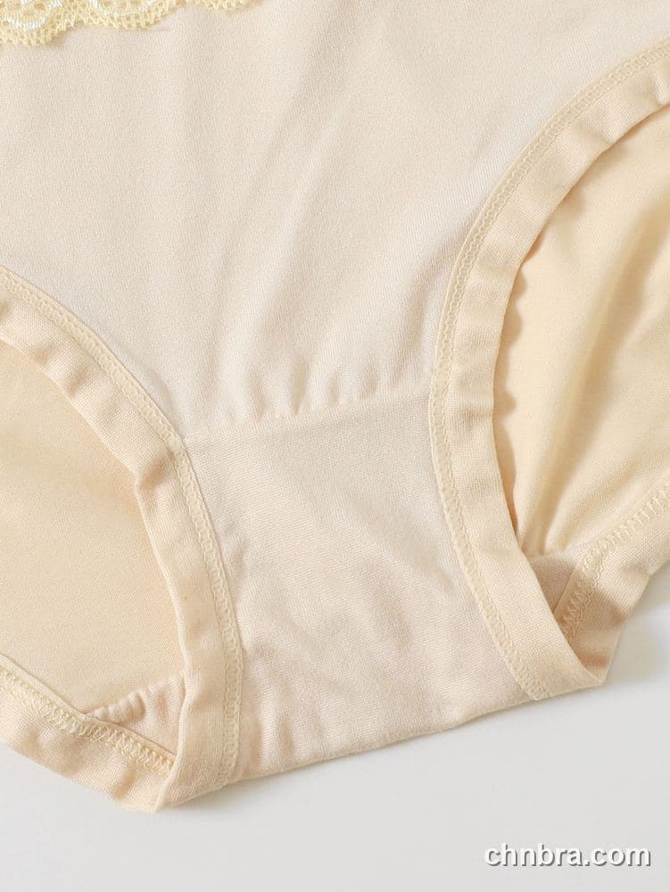 Women's Beige Cotton Hipster Panties – OEM / ODM Underwear Manufacturer 4