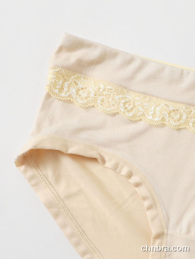 Women's Beige Cotton Hipster Panties – OEM / ODM Underwear Manufacturer 5