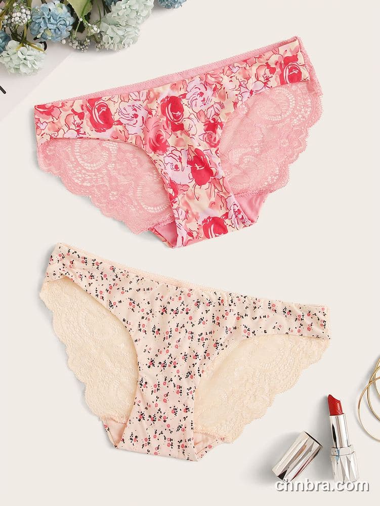 Custom White Printed Hipster Panties 2-Pack – Wholesale Direct from Factory 6