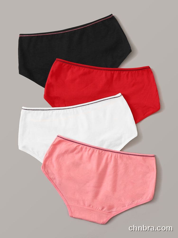 Black Cotton Hipster Panties 4-Pack – Bulk Wholesale, Lingerie Supplier 2