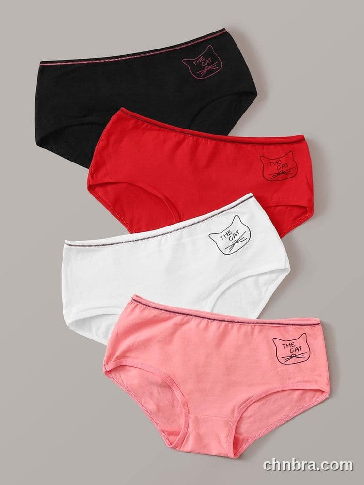 Black Cotton Hipster Panties 4-Pack – Bulk Wholesale, Lingerie Supplier 3