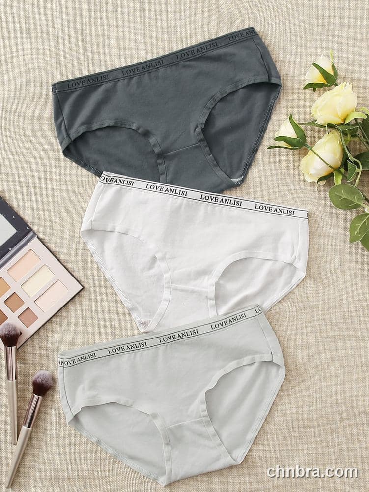 Charcoal Cotton Hipster Panties 3-Pack – Factory Wholesale, Everyday Wear
